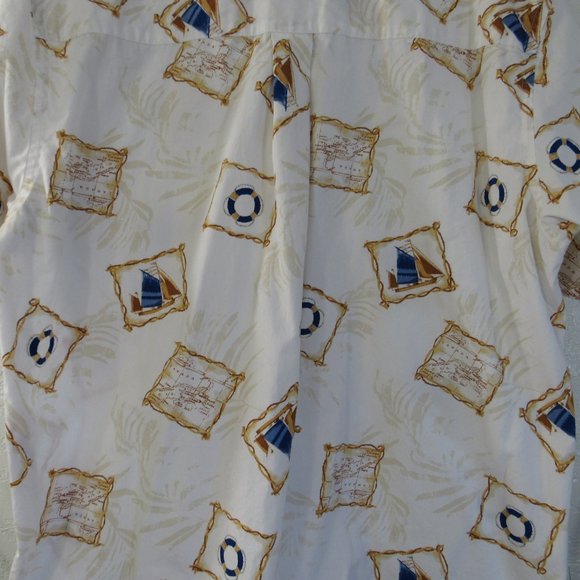 Natural Issue Shirt Sz L Nautical Sailboat Canada - Picture 8 of 14